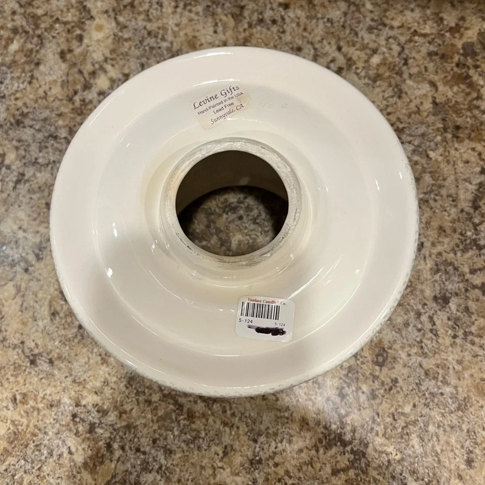 Yankee Candle Floral Ceramic Candle Topper Shade Trailing Flowers